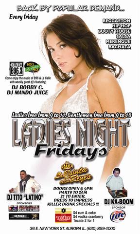 Ladies Night Fridays